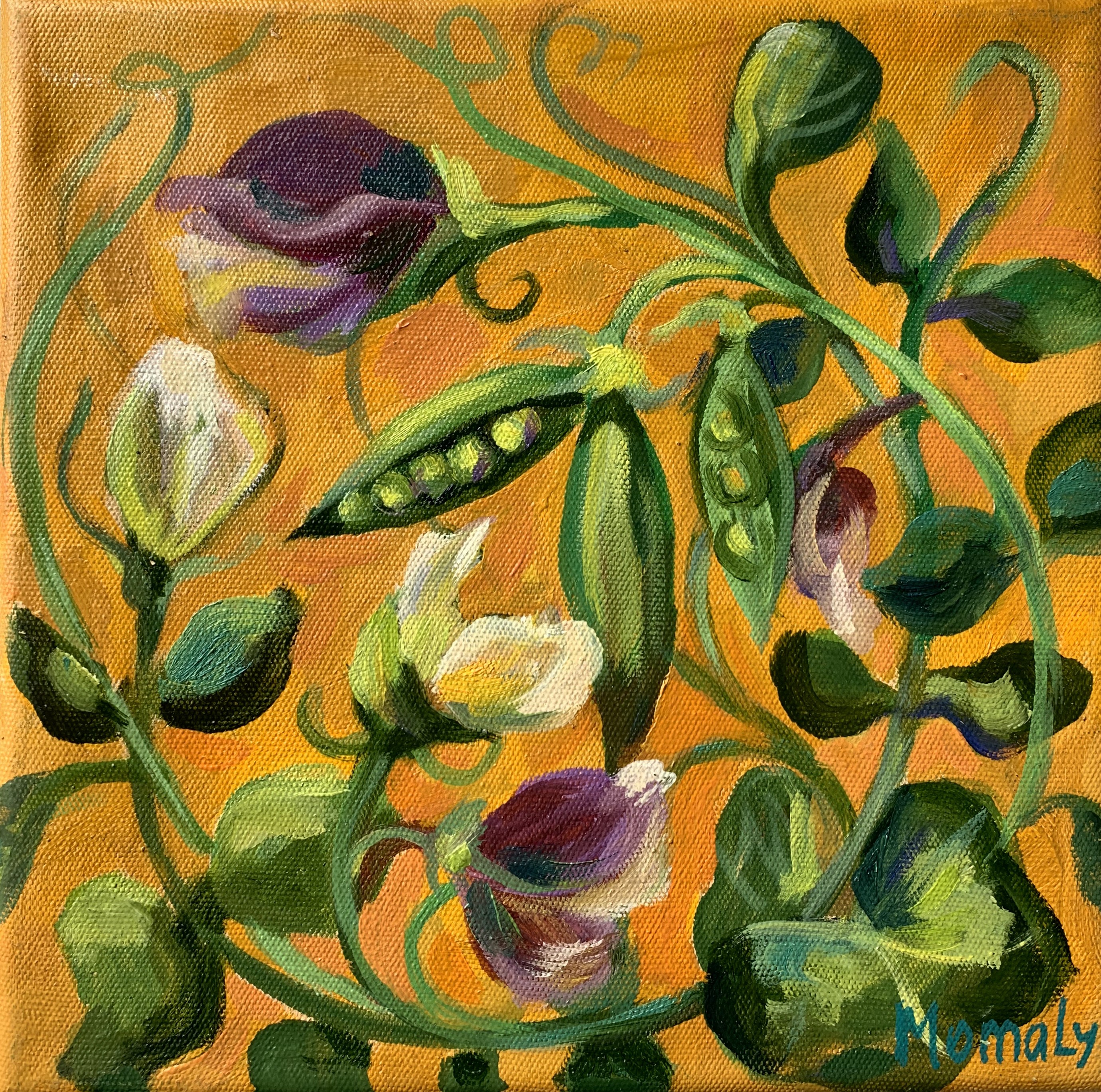 Momalyu Liubov Kriuchkova, Florid peas. Ornate plants. Momalyu Liubov Kriuchkova, Florid peas. Ornate plants.