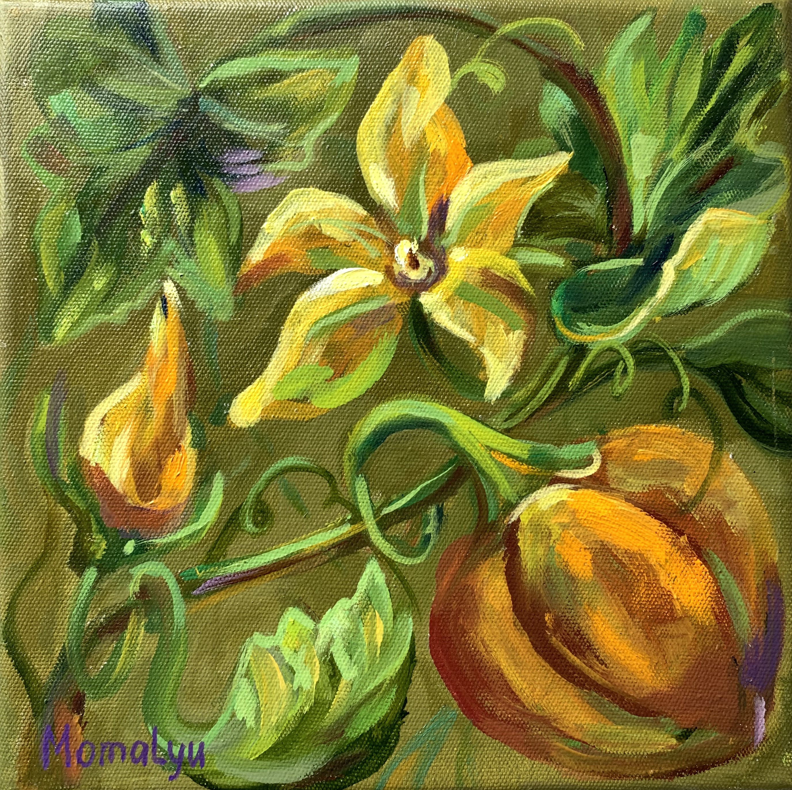 Momalyu Liubov Kriuchkova, Gratitude in the harvest. Ornate plants Momalyu Liubov Kriuchkova, Gratitude in the harvest. Ornate plants