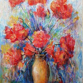 Painting, Roses in a  Jug, Rakhmet Redzhepov (Ramzi)