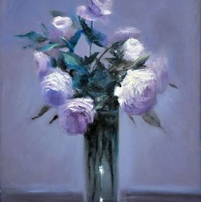 Gemälde, Gentle roses, Elena Lukina