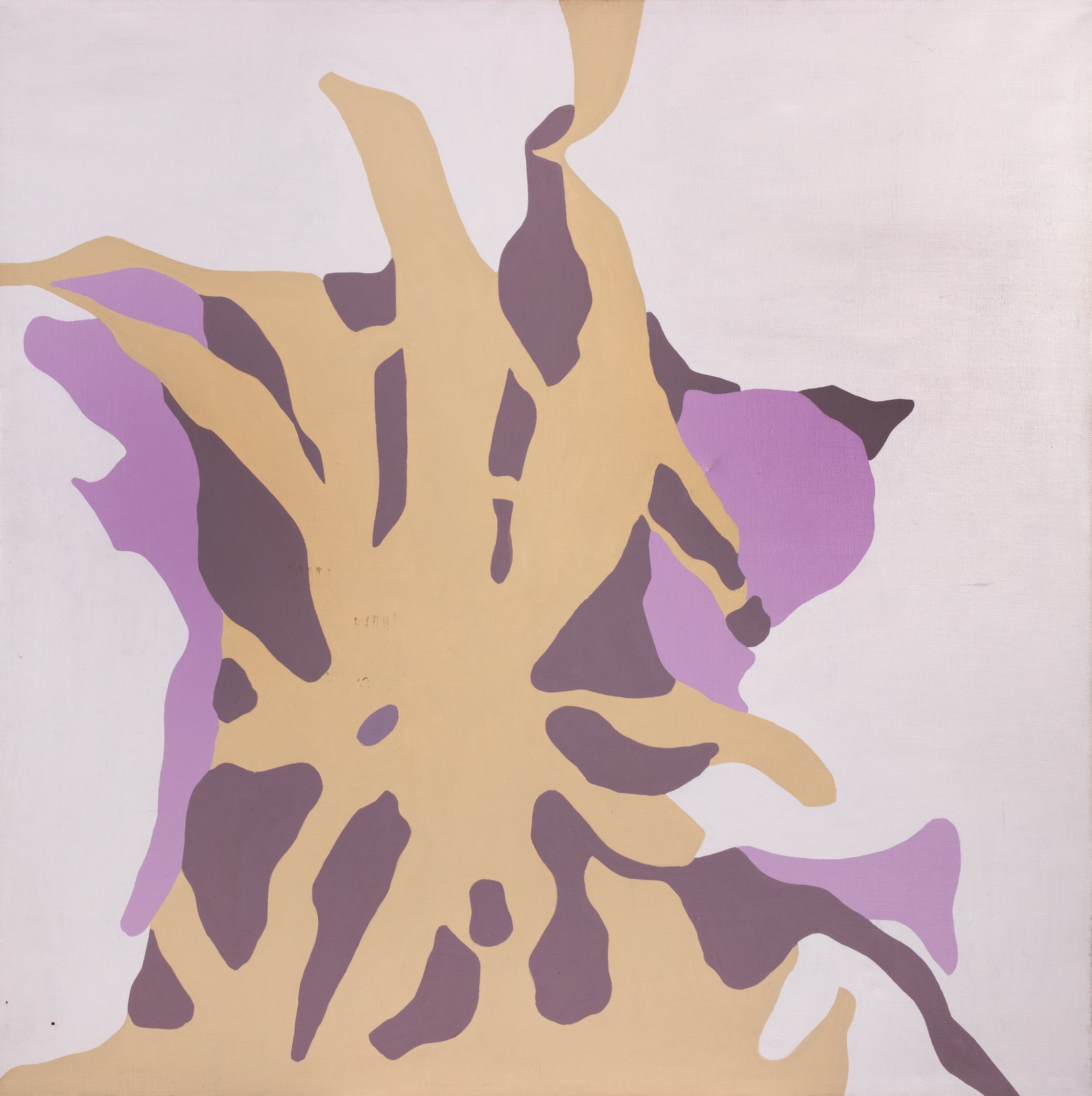 Genny Puccini, Purple and Beige Abstract Surface Genny Puccini, Purple and Beige Abstract Surface