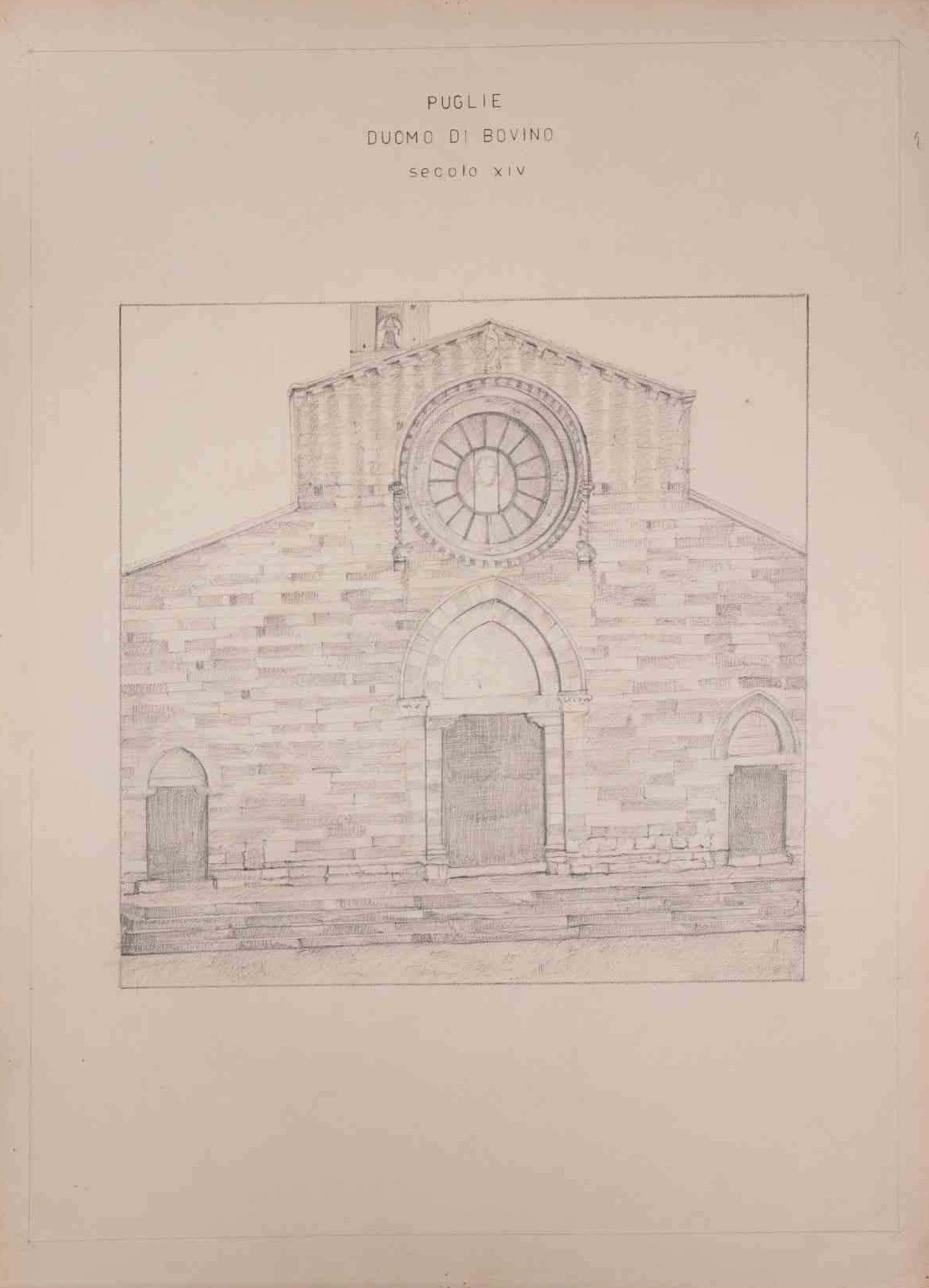 Aurelio Mistruzzi, Bovino Cathedral (14th Century) Aurelio Mistruzzi, Bovino Cathedral (14th Century)
