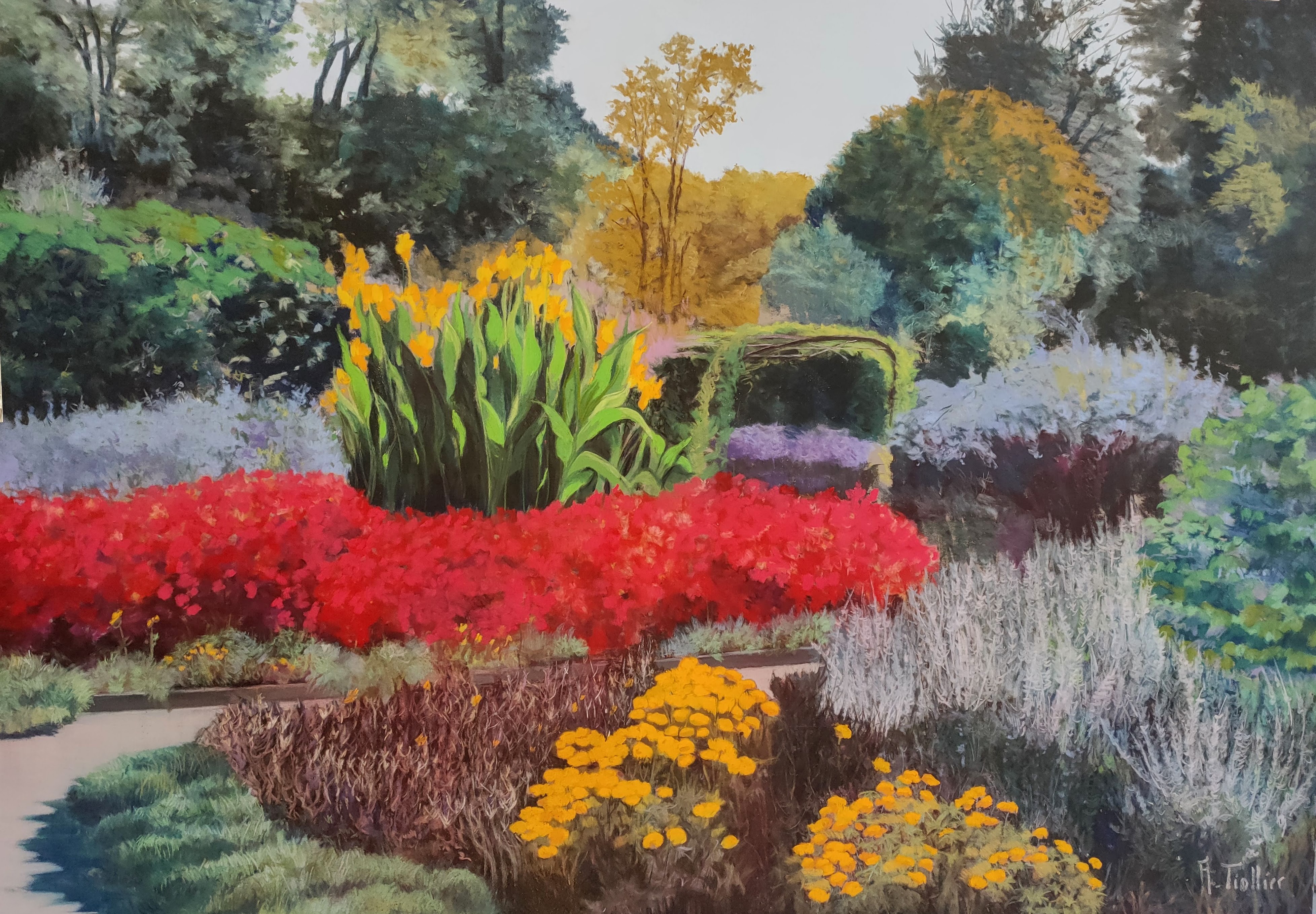 Agnès Tiollier, Le jardin botanique Agnès Tiollier, Le jardin botanique
