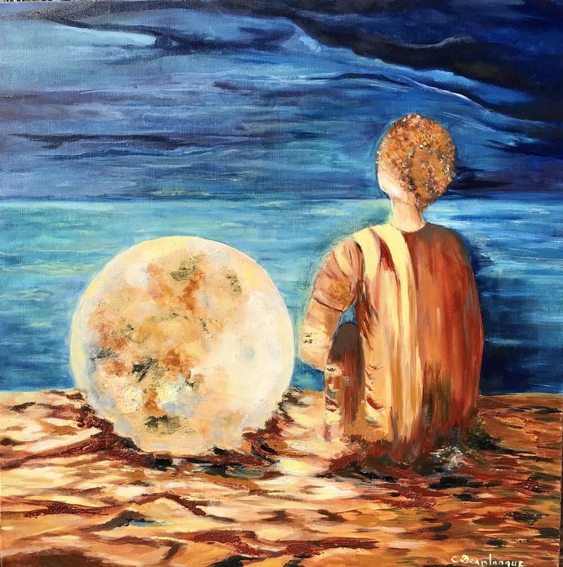 Christine Desplanque, Rêver à la lune Christine Desplanque, Rêver à la lune