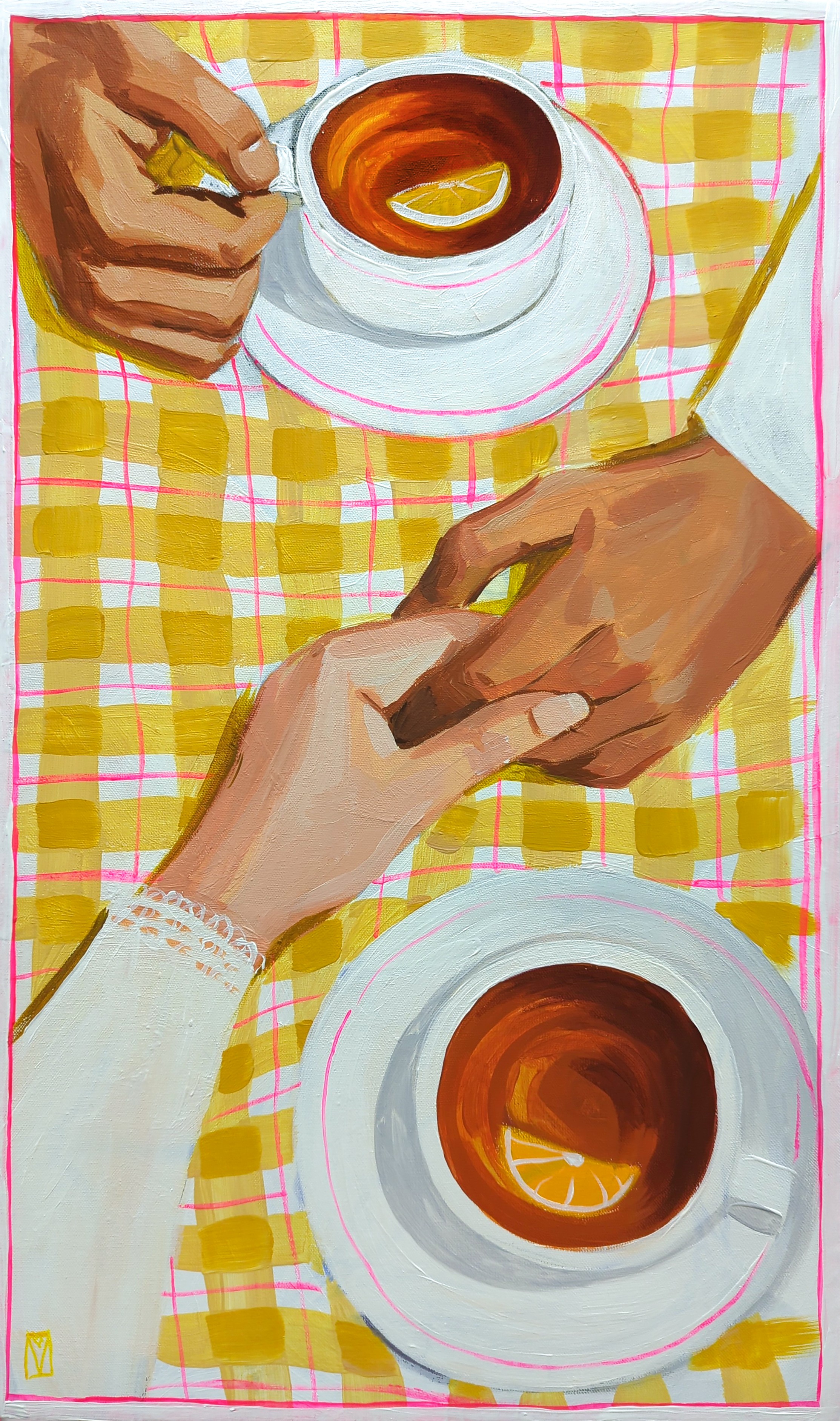 Olha Vlasova, Tea time, Sweet Home series Olha Vlasova, Tea time, Sweet Home series