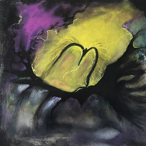 Painting, Aigle noir, Christine Marie Nobre