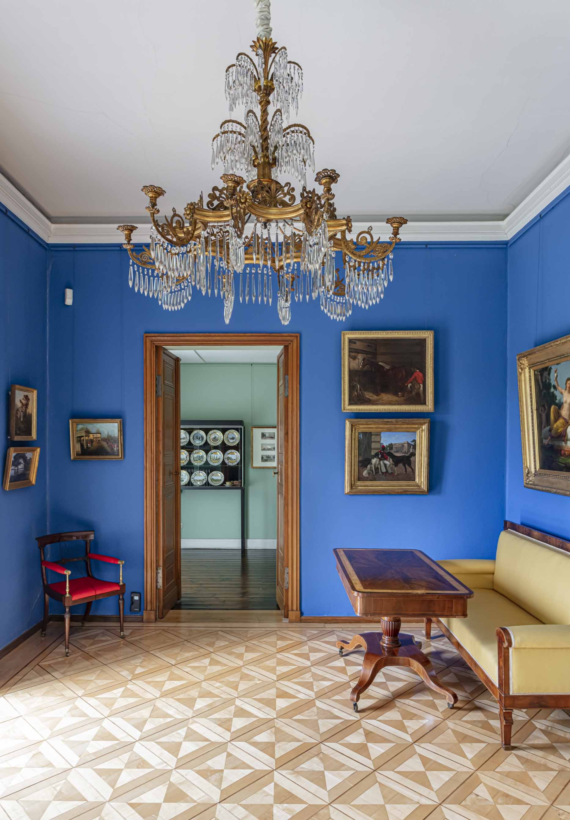 Celia Rogge, Dare To Be Blue. From the Schinkel Enfilades - Interiors Series Celia Rogge, Dare To Be Blue. From the Schinkel Enfilades - Interiors Series