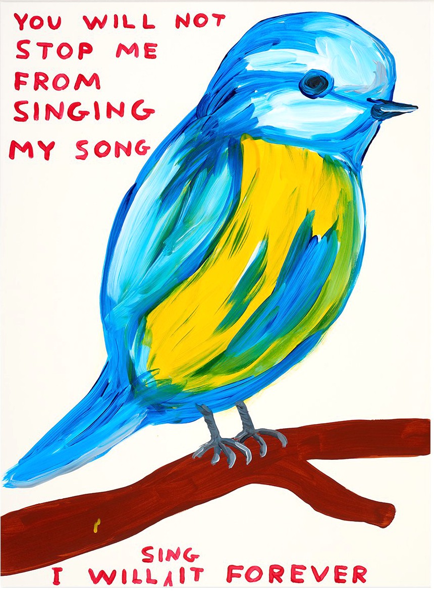 David Shrigley, You will not stop me David Shrigley, You will not stop me