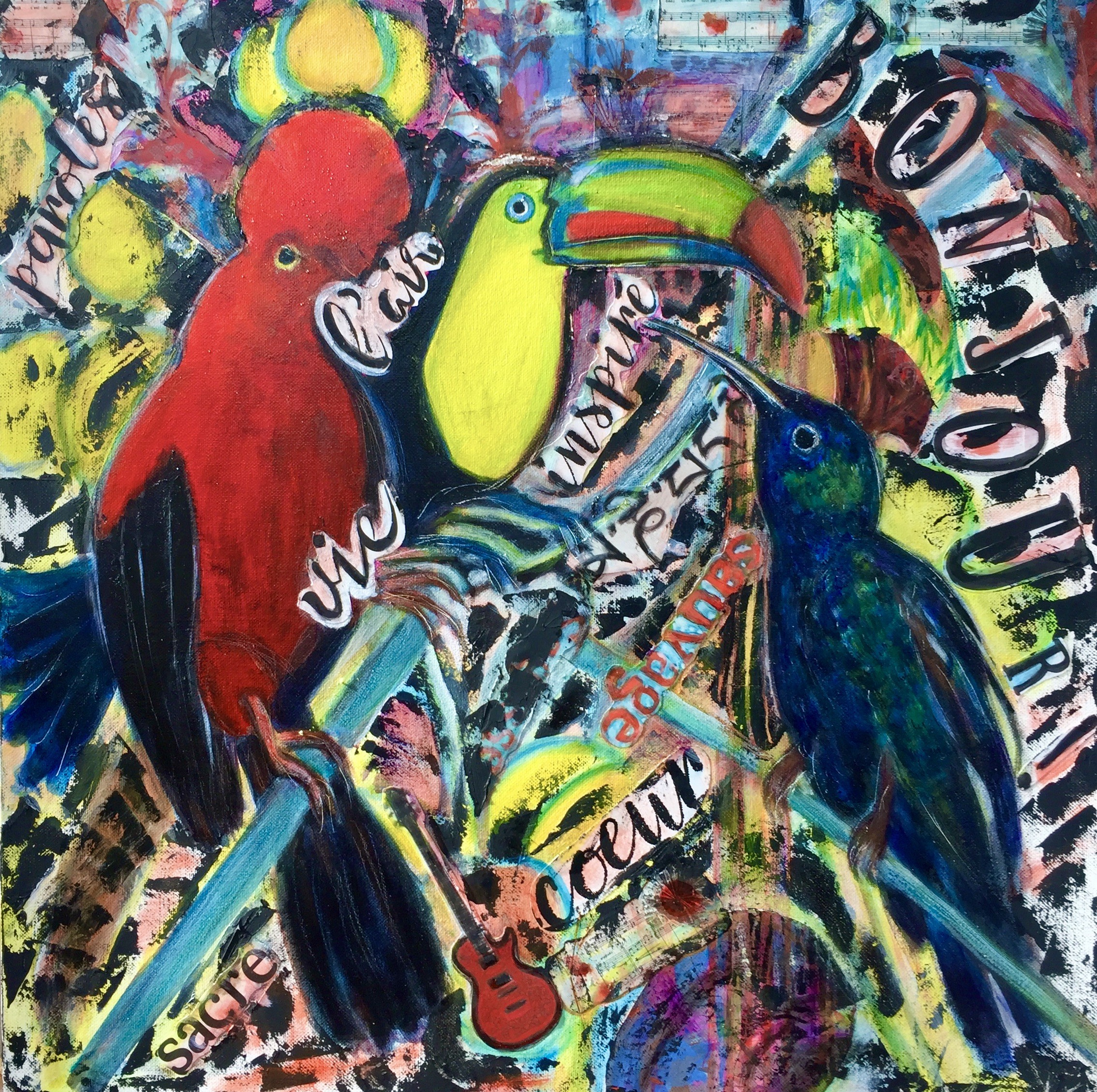 Catherine Clare, Toucans, ara rouge et colibris du Costa Rica Catherine Clare, Toucans, ara rouge et colibris du Costa Rica