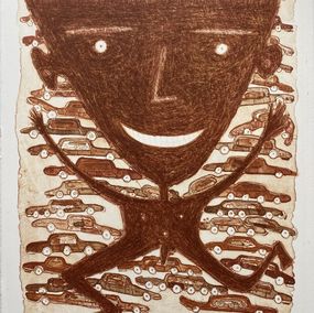 Print, Australithopitheque Man, Dean Bowen
