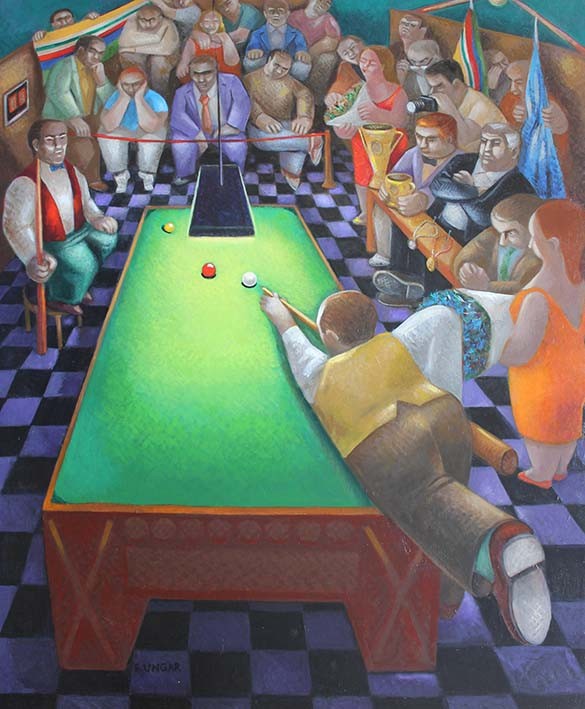 Eduardo Ungar, Le jeu de billard Eduardo Ungar, Le jeu de billard