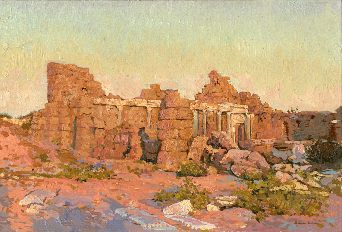 Simon Kozhin, Ruin. Side at sunset Simon Kozhin, Ruin. Side at sunset