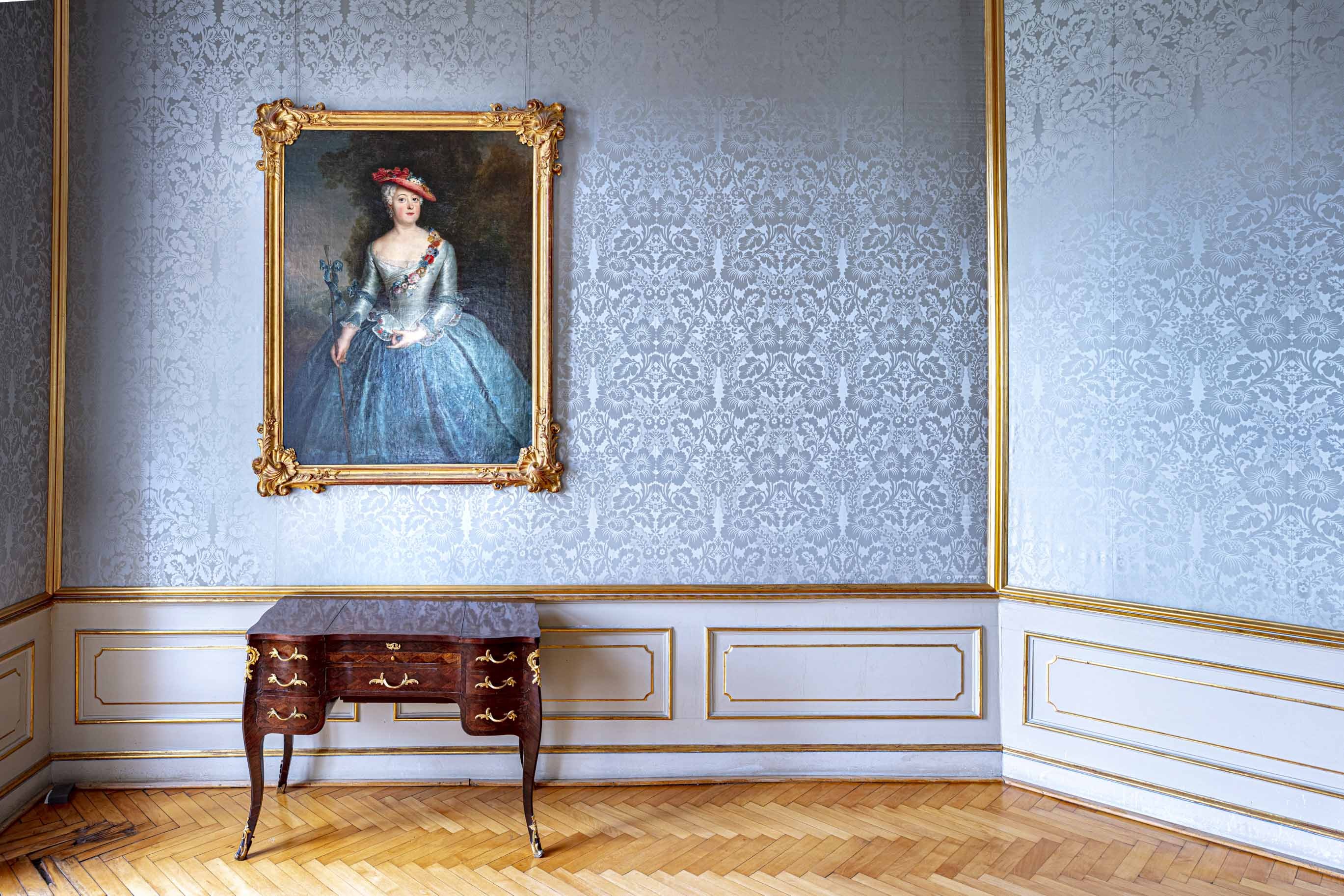 Celia Rogge, La Dame En Bleu. From the Château D’eau Enfilades series Celia Rogge, La Dame En Bleu. From the Château D’eau Enfilades series