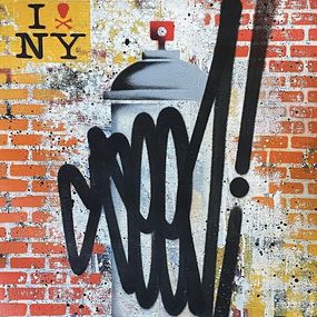 Gemälde, Street Splash NYC, Seen