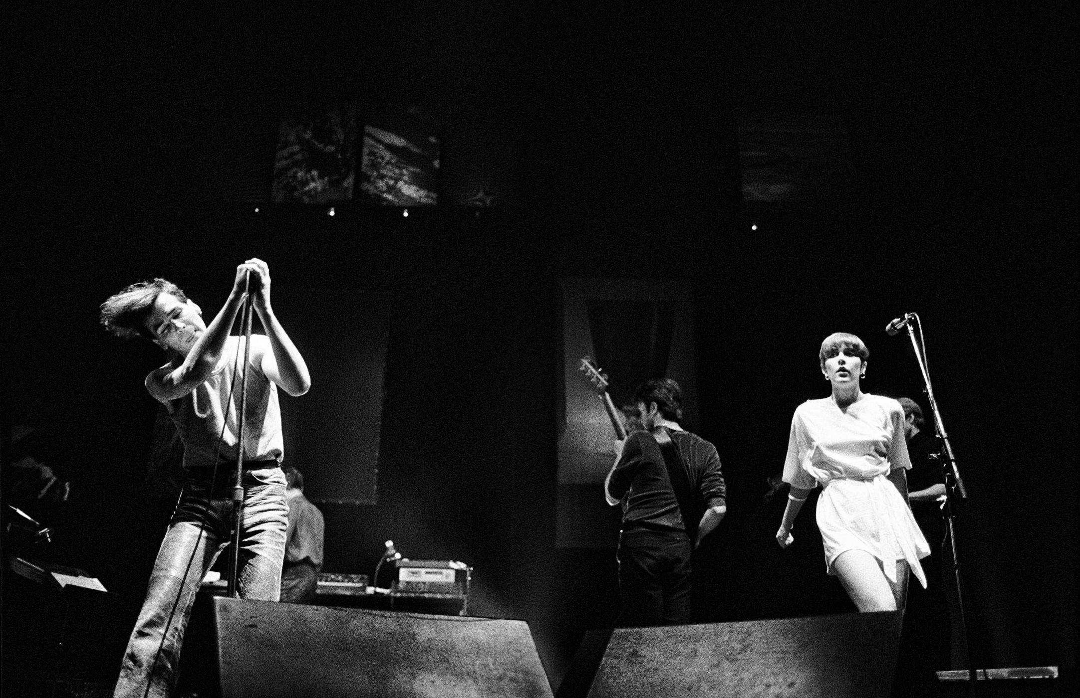 Michael Grecco, Member of Human League, Susan Sulley - Boston, MA 1980 (II) Michael Grecco, Member of Human League, Susan Sulley - Boston, MA 1980 (II)