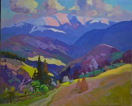 Painting, The Great and Eternal Carpathians, Alexander Shandor