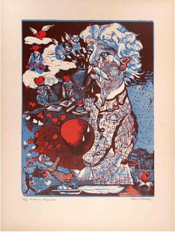 Mino Maccari, Hearts and Tears Mino Maccari, Hearts and Tears