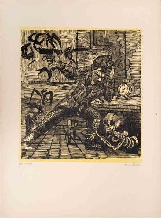 Mino Maccari, Hamlet (Hamlet) Mino Maccari, Hamlet (Hamlet)