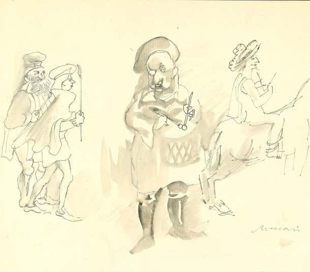 Mino Maccari, Medieval Concert Mino Maccari, Medieval Concert