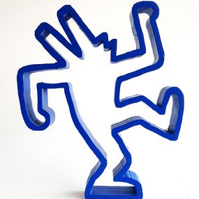 Escultura, Chien dance bleu Haring, SpyDDy