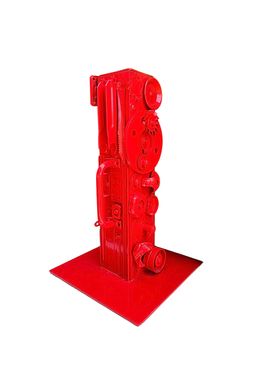 Sculpture, Étude en rouge, Anmarie Léon