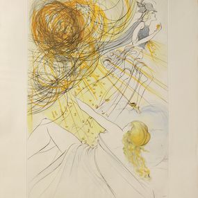 Print, Homage To Mercure, Salvador Dali