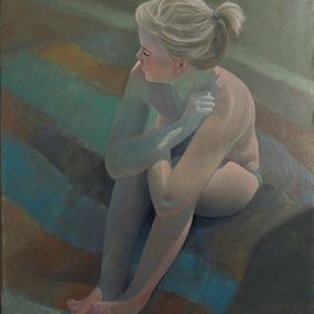Painting, Quietude  Embrace, Kamsar Ohanyan