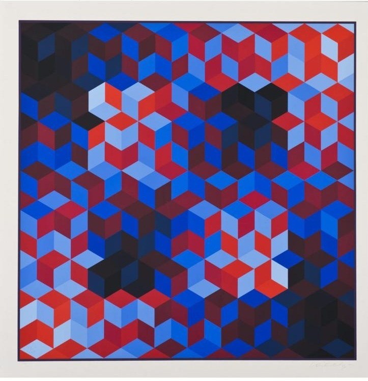 Victor Vasarely, Hommage à l'Hexagone Victor Vasarely, Hommage à l'Hexagone