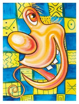 Print, Untitled | Face, Kenny Scharf
