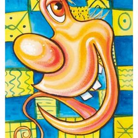 Print, Untitled | Face, Kenny Scharf
