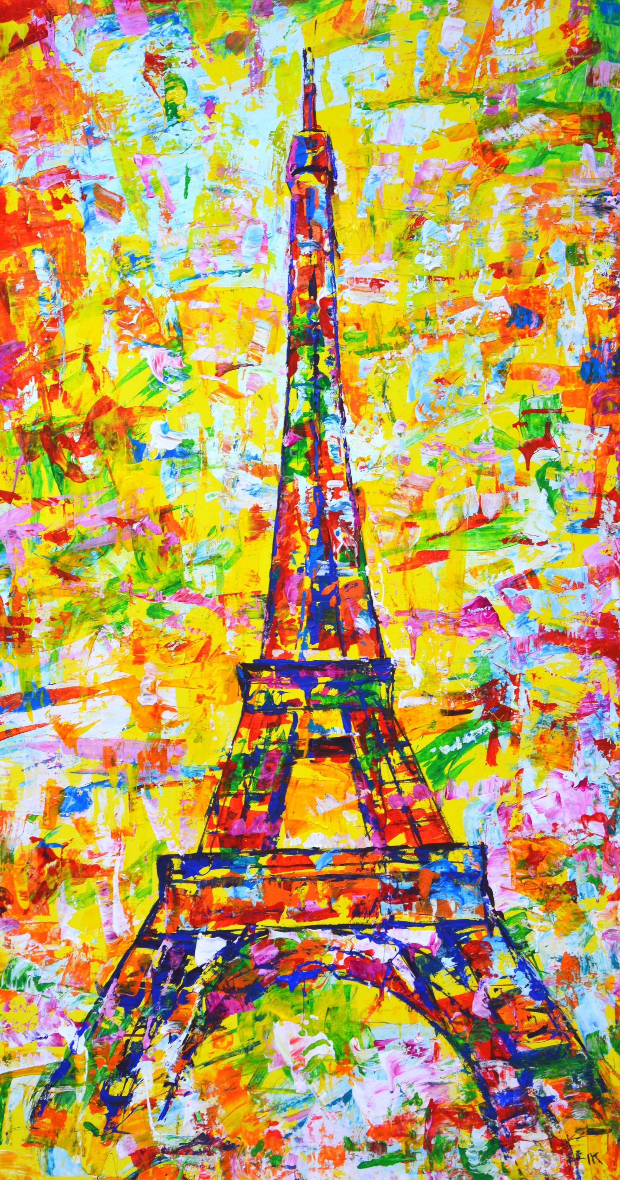 Iryna Kastsova, Eiffel Tower 2. Paris. Iryna Kastsova, Eiffel Tower 2. Paris.