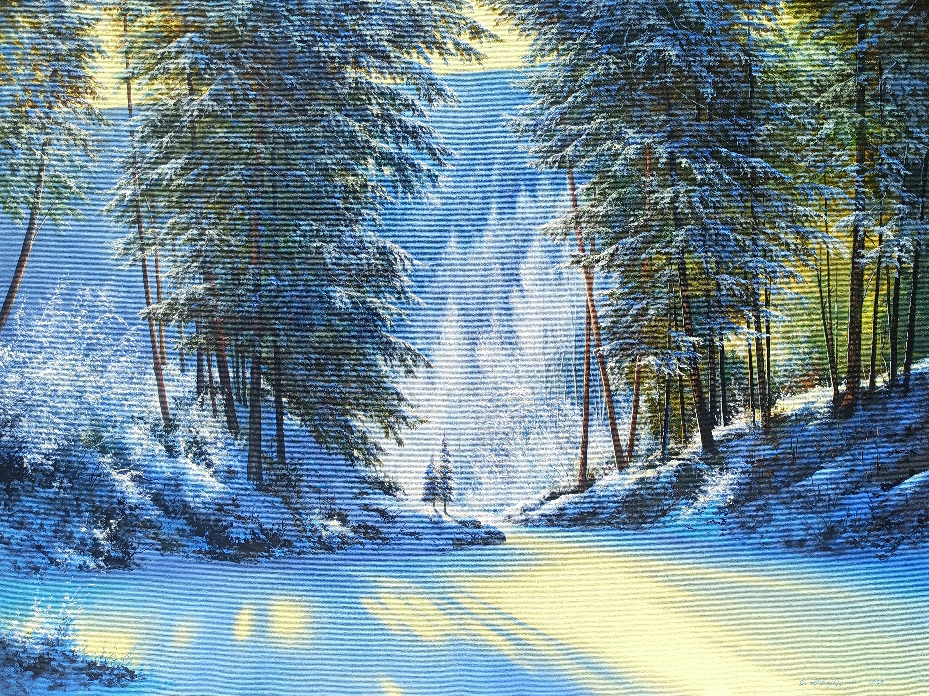 Sergey Miqayelyan, Golden Winter Forest Sergey Miqayelyan, Golden Winter Forest