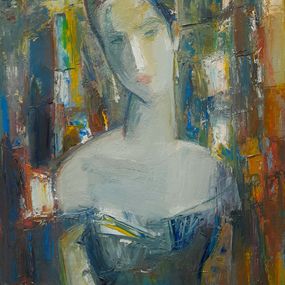 Gemälde, Contemplative Beauty, Mateos Sargsyan