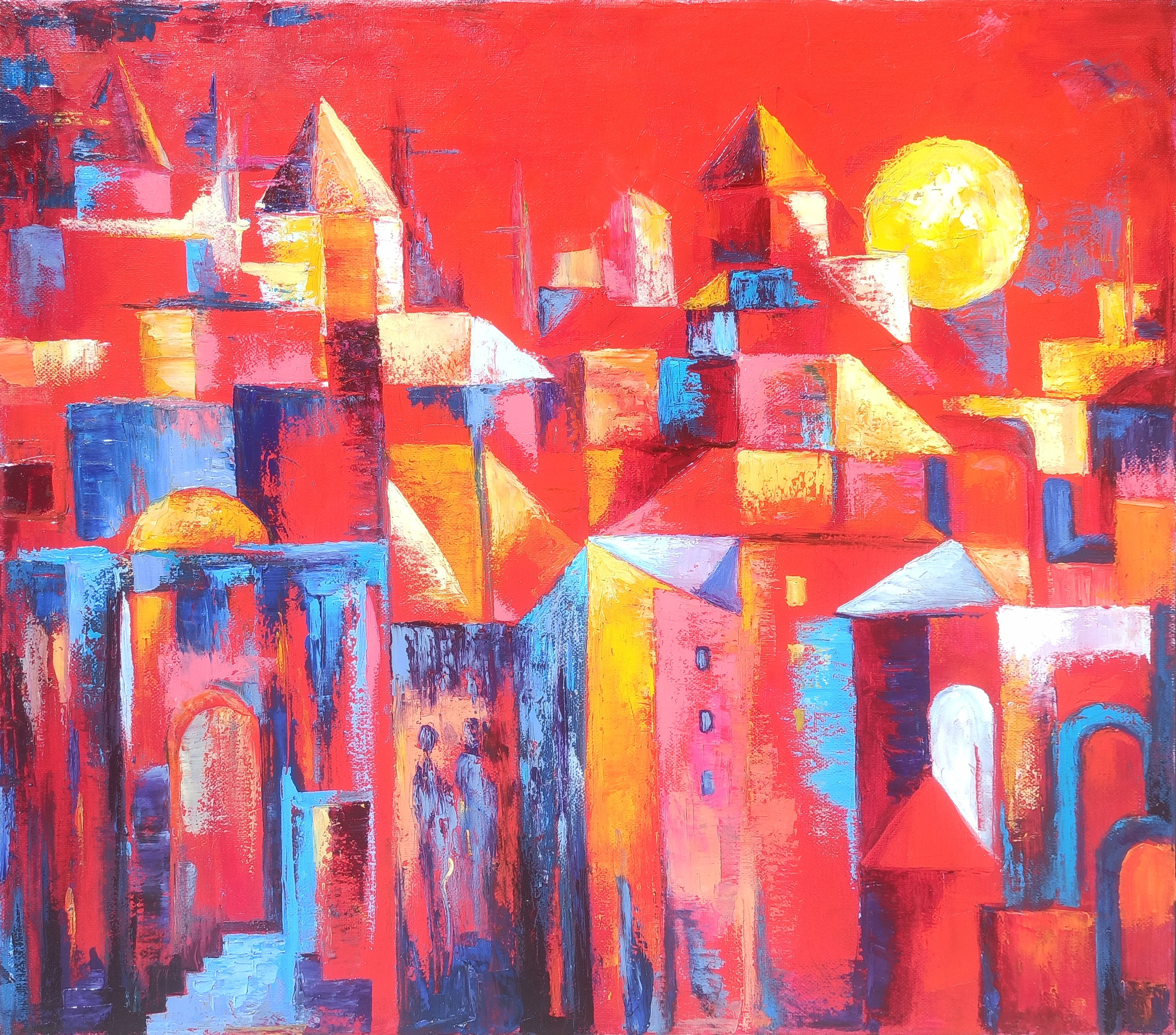 Arto Mkrtchyan, Abstract Urban Sunset Arto Mkrtchyan, Abstract Urban Sunset