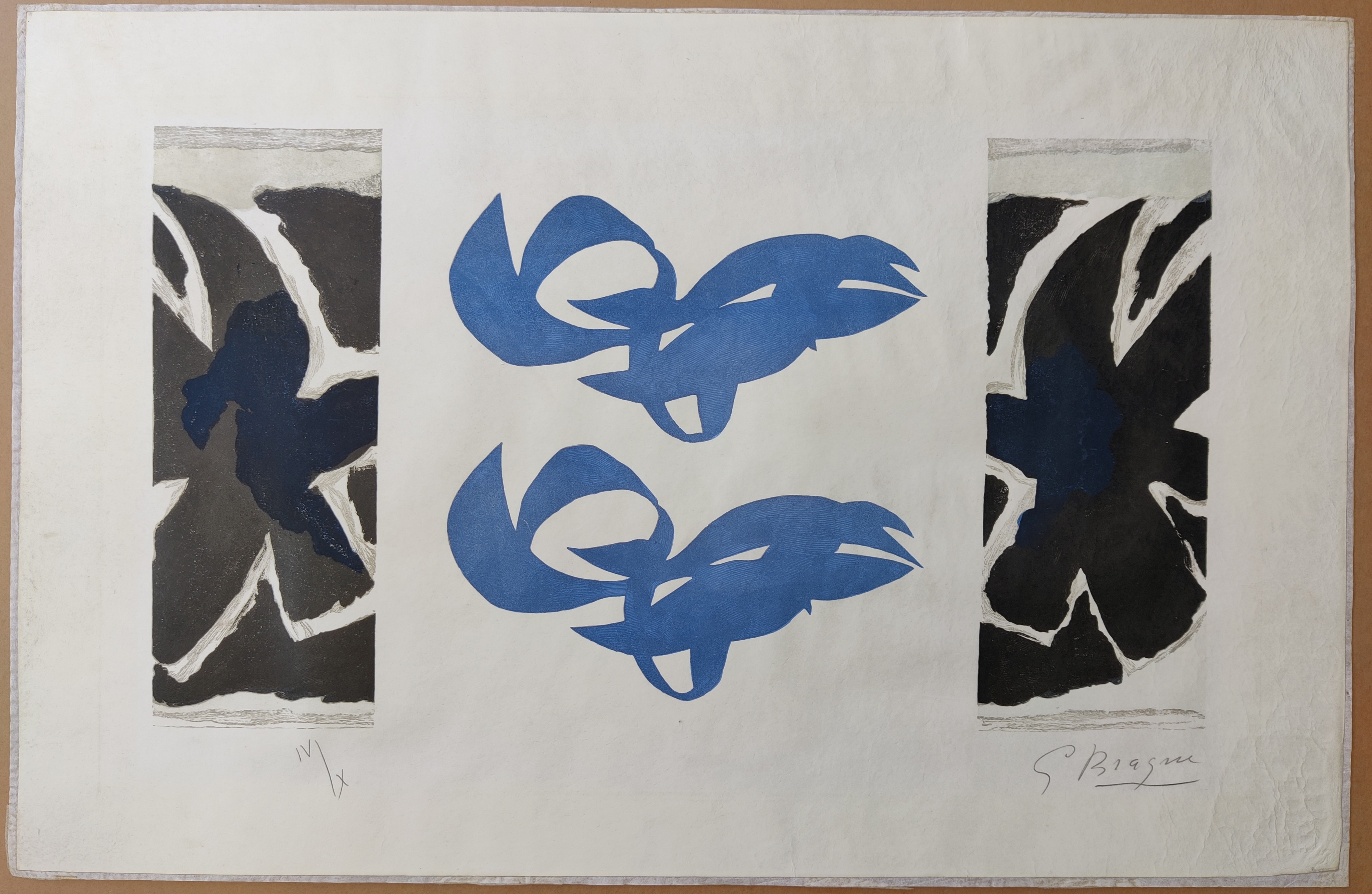 Georges Braque, Si je mourais là-bas (If I Died There) (Vallier 181) Georges Braque, Si je mourais là-bas (If I Died There) (Vallier 181)