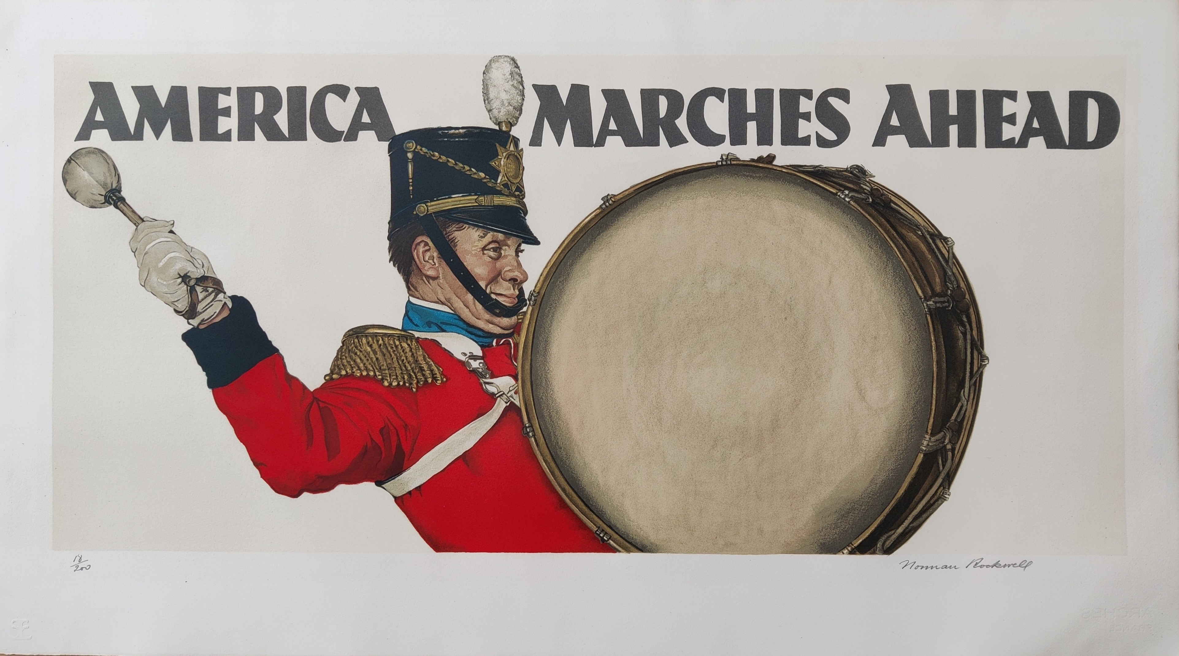 Norman Rockwell, America Marches Ahead Norman Rockwell, America Marches Ahead