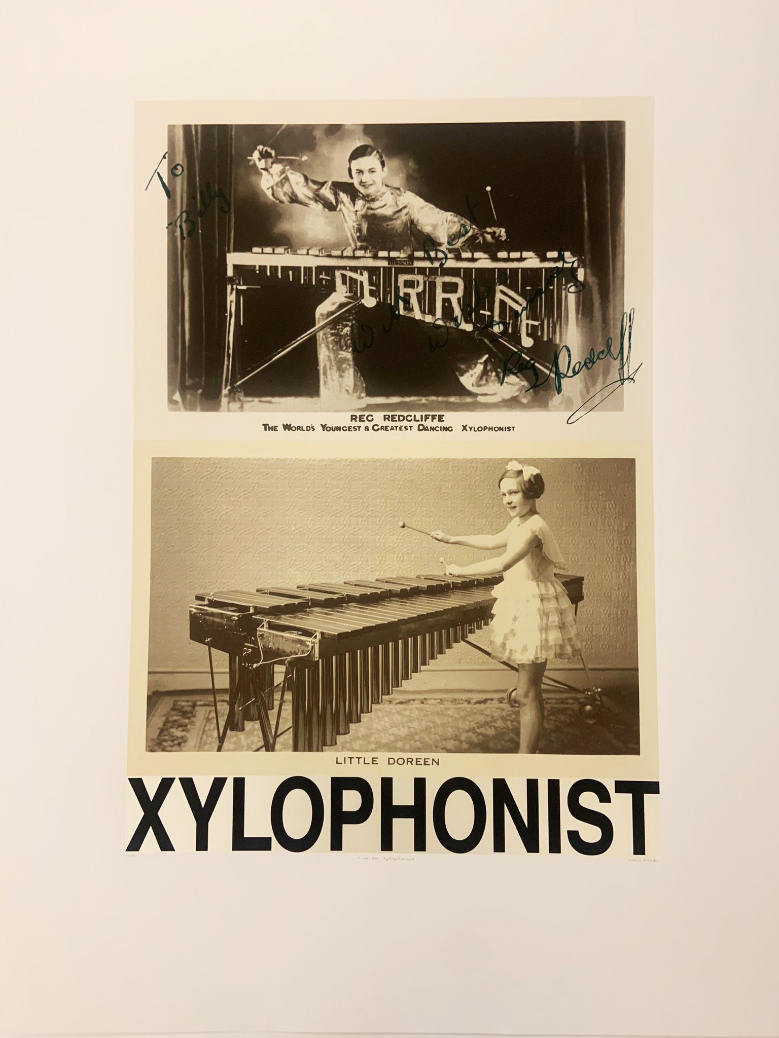 Peter Blake, X is for Xylophonist Peter Blake, X is for Xylophonist