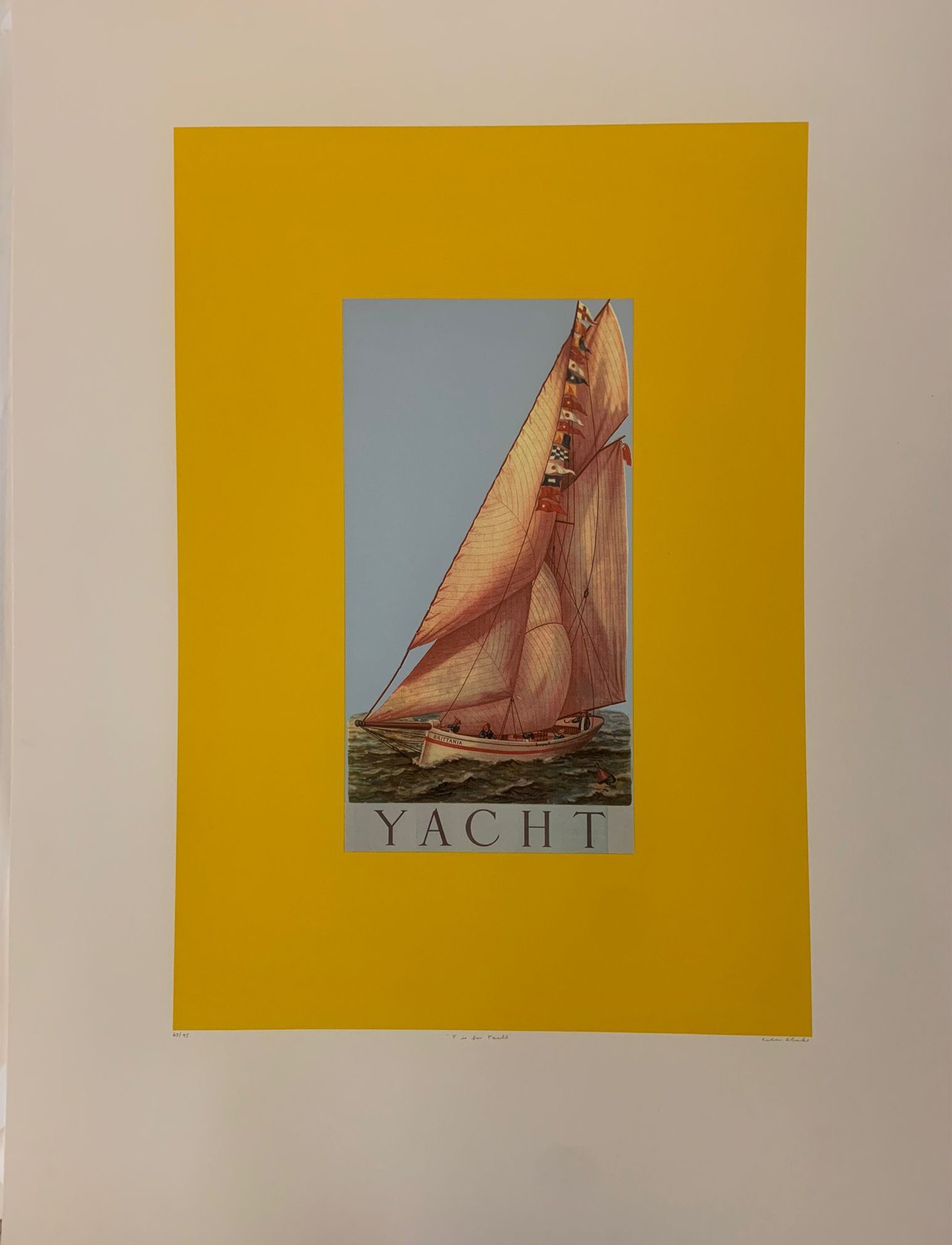 Peter Blake, Y is for Yatch Peter Blake, Y is for Yatch