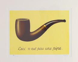 Print, Ceci n'est pas une pipe, René Magritte