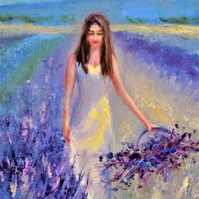 Gemälde, Lavender scent, Elena Lukina