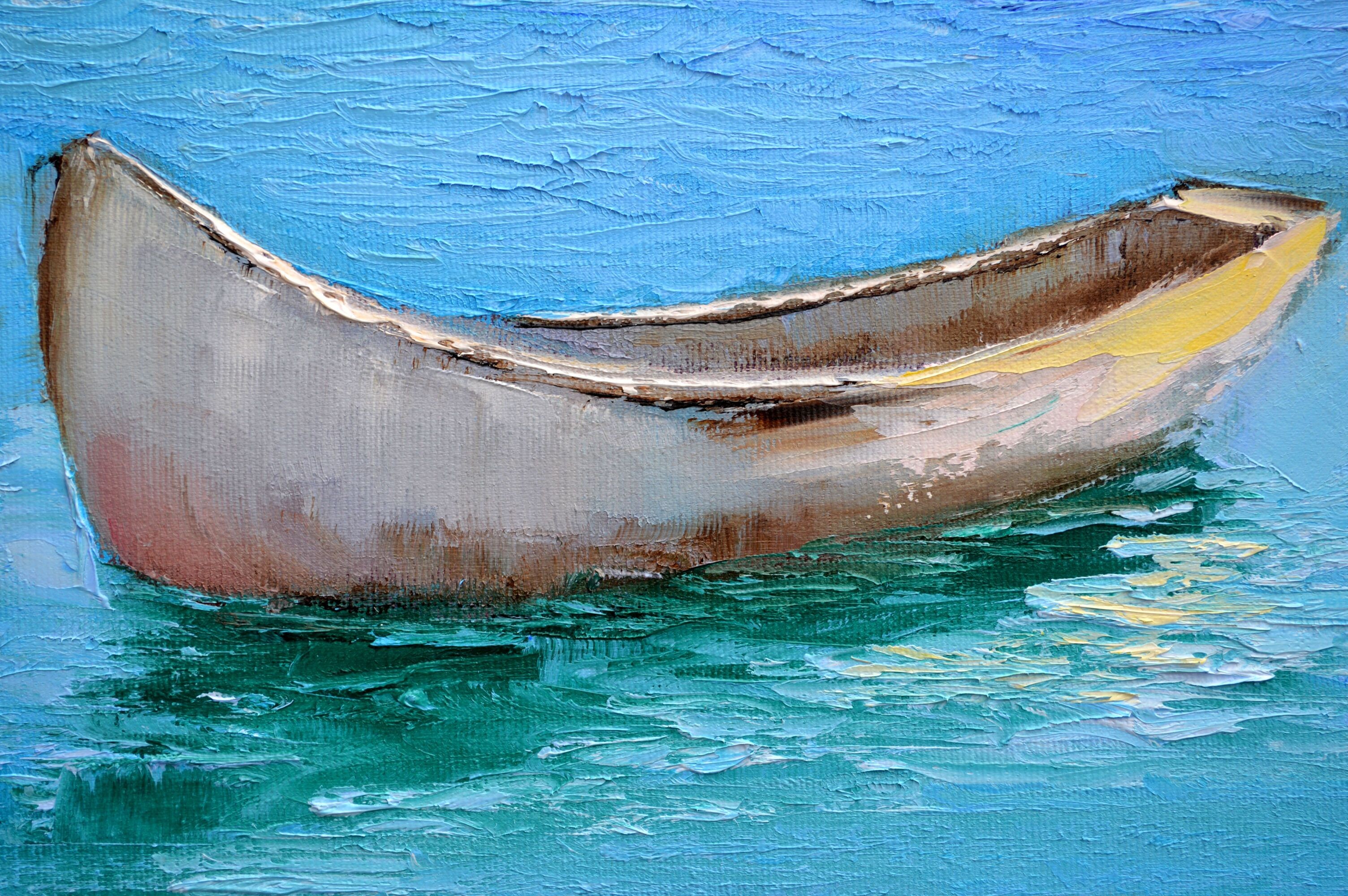 Elena Lukina, White boat Elena Lukina, White boat