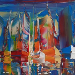 Pintura, Regatta Colors (Aux Couleurs de la Régate), Janusz Kik