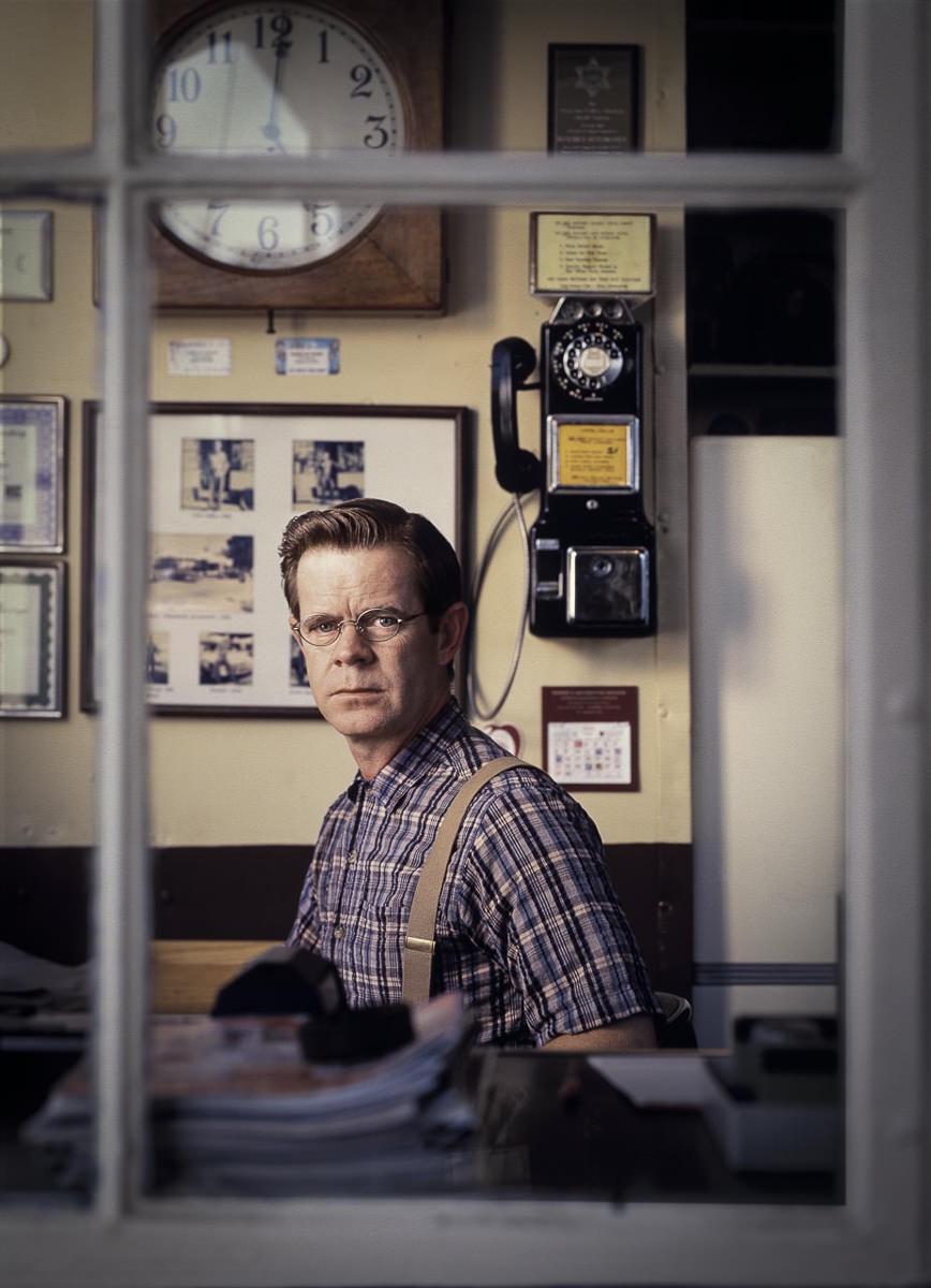 Michael Grecco, William Macy - Poses for a Portrait on the Set of The Con - Los Angeles, CA Michael Grecco, William Macy - Poses for a Portrait on the Set of The Con - Los Angeles, CA
