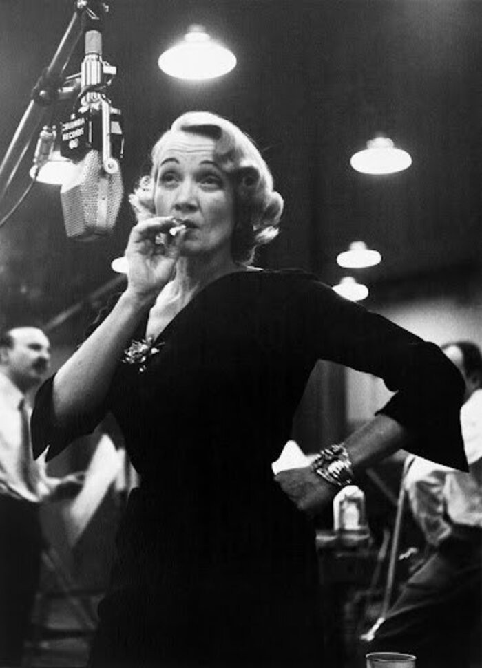 Eve Arnold, USA. New York. American actress Marlene Dietrich. Eve Arnold, USA. New York. American actress Marlene Dietrich.