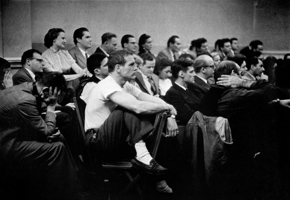 Eve Arnold, USA. New York city. Actors Studio. American actor Paul Newman Eve Arnold, USA. New York city. Actors Studio. American actor Paul Newman
