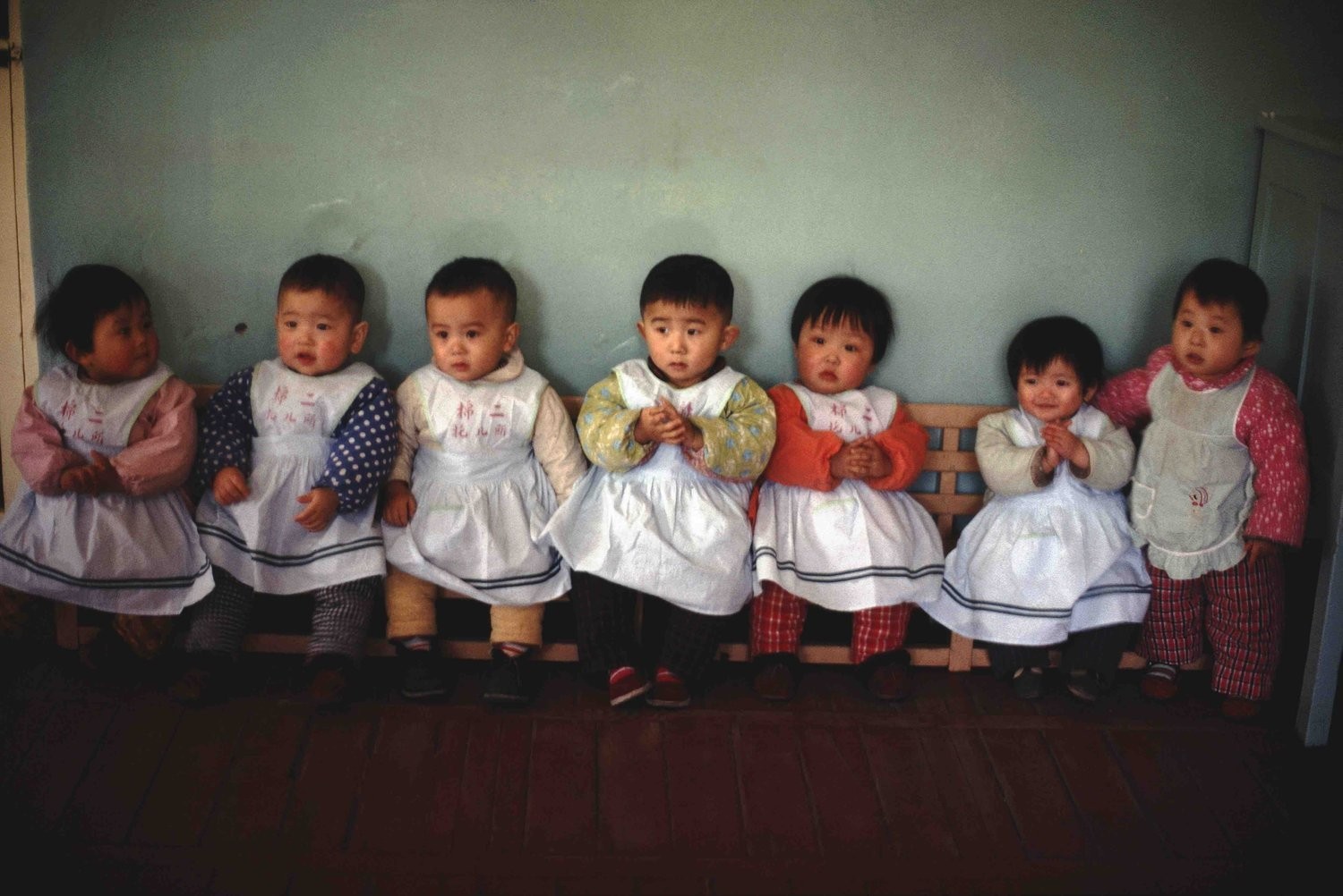 Eve Arnold, China. Peking. Cotton mill nursery Eve Arnold, China. Peking. Cotton mill nursery