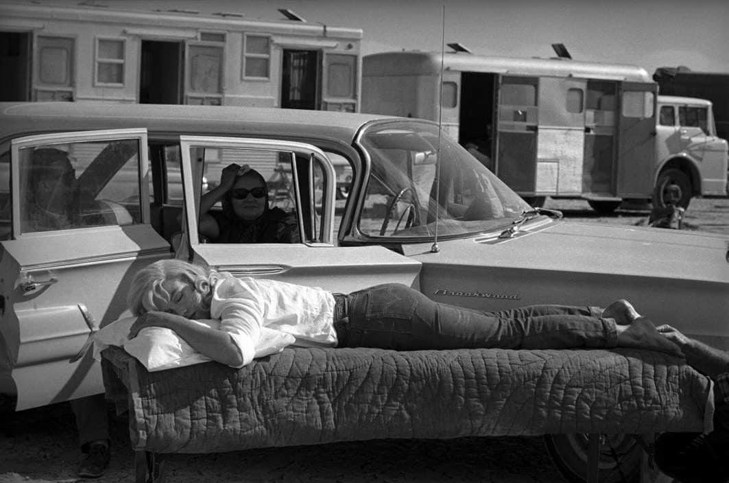 Eve Arnold, USA. Nevada and California. The Misfits, a film by John HUSTON. 1960 VIII Eve Arnold, USA. Nevada and California. The Misfits, a film by John HUSTON. 1960 VIII