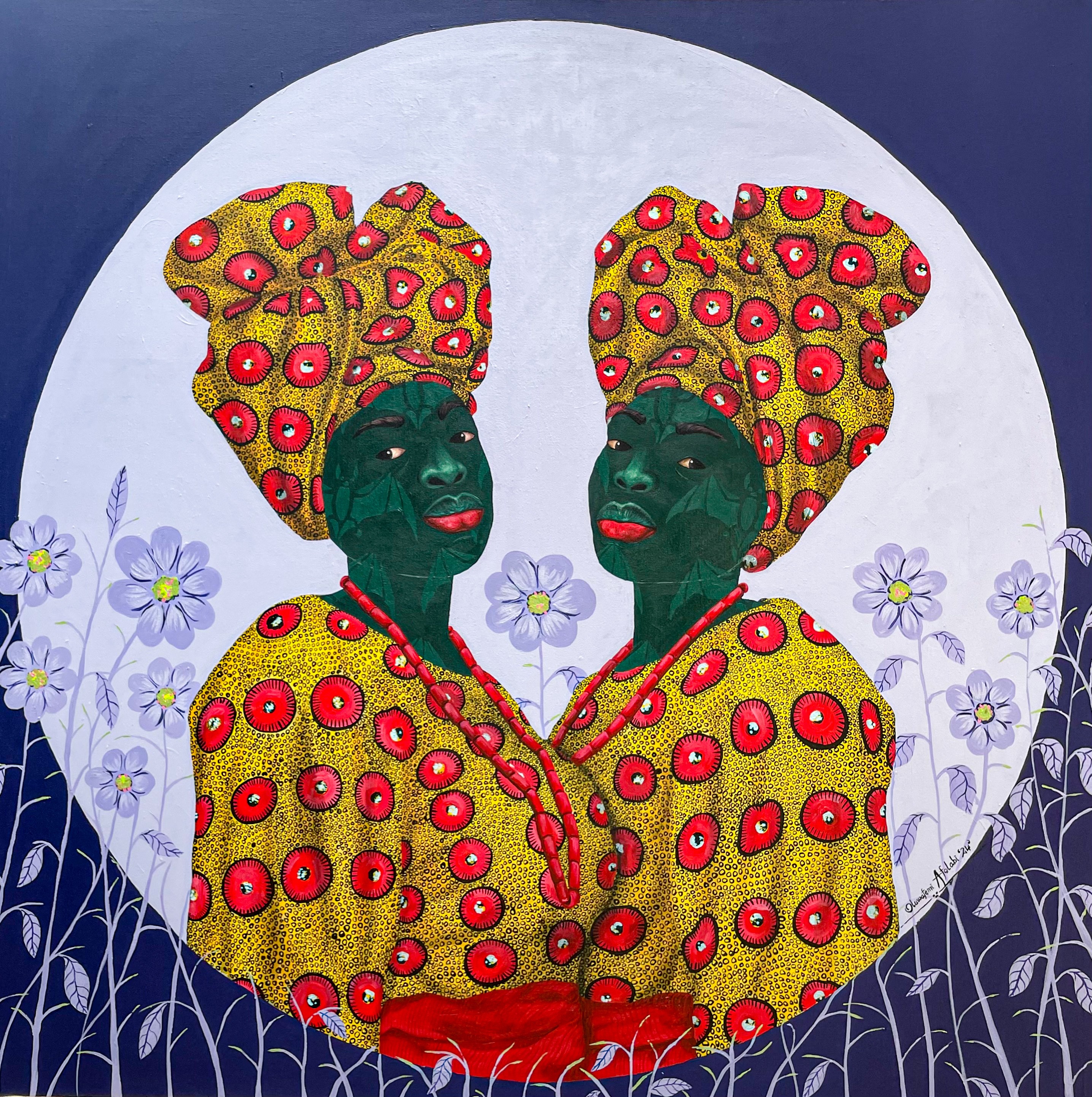 Oluwafemi Afolabi, Sisters in Yellow 2 Oluwafemi Afolabi, Sisters in Yellow 2