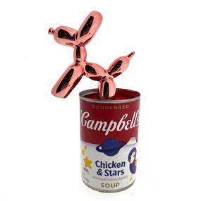 Escultura, PopArt - Campbell soup x Balloon Dog Pink, Koen Betjes