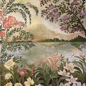 Peinture, Lake view, Florentina Fischer